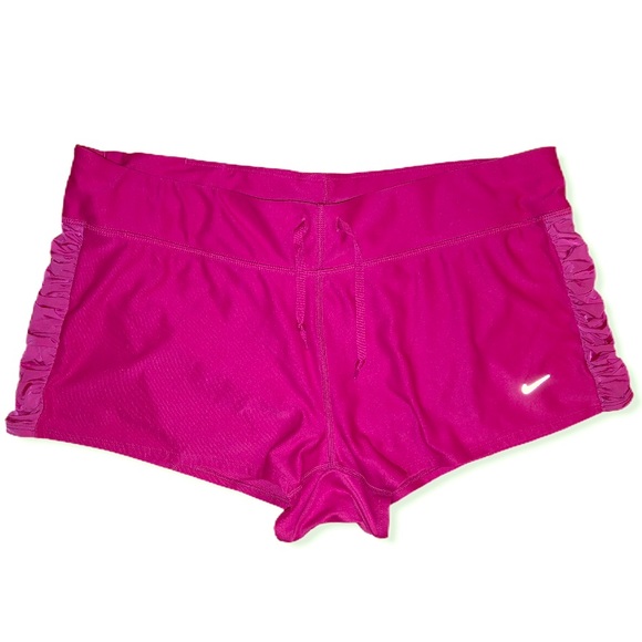 Nike Pants - NIKE shortie spandex shorts Fuschia pink SZ L